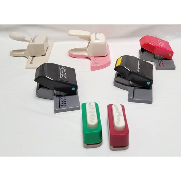 Lot of 7 Decorative Border Edge Paper Punches For Scrapbooking Crafts - Picture 5 of 11